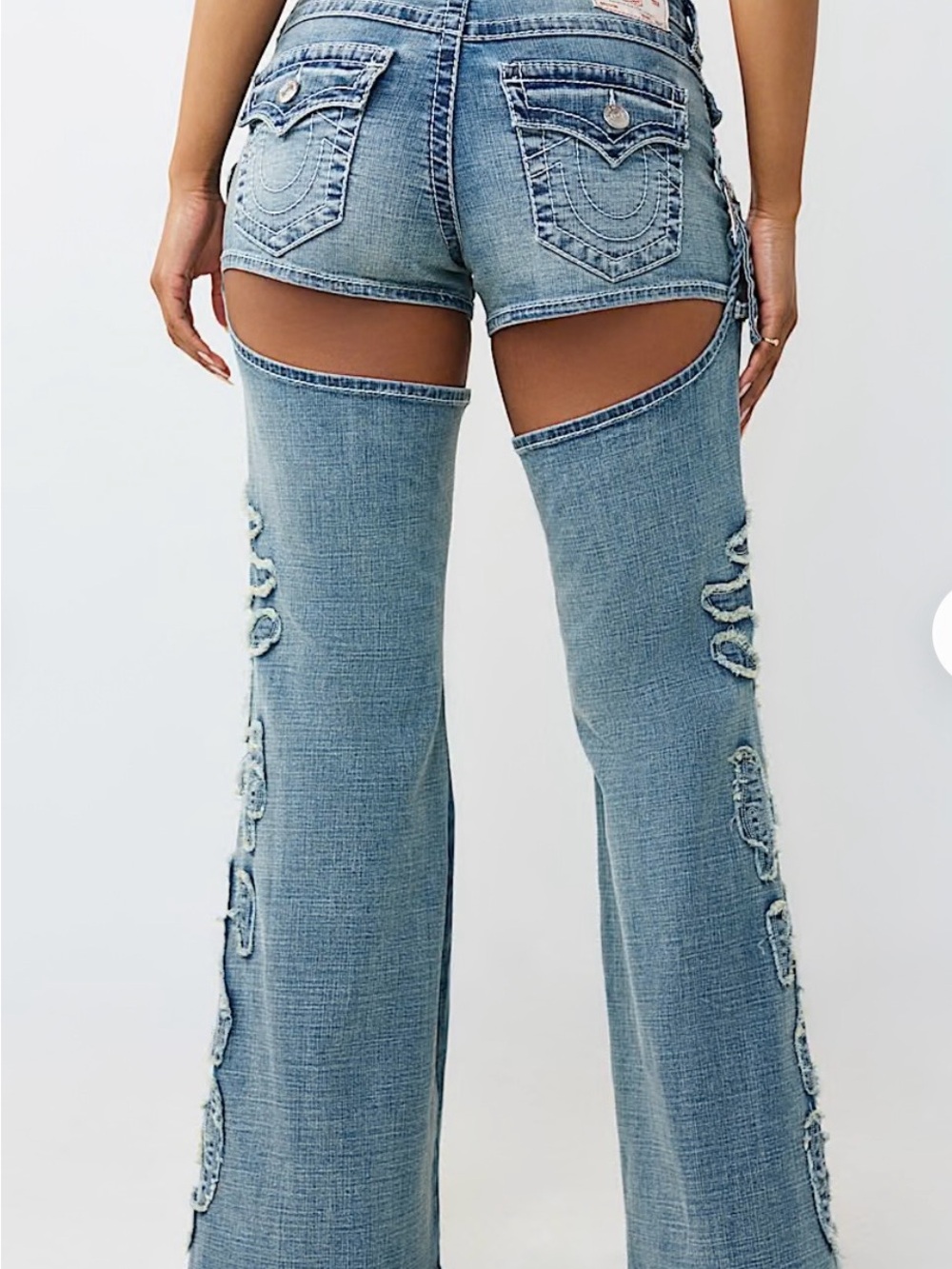 TRUE RELIGION Western Relaxed Chap Flare Jean - Picture 8 of 12